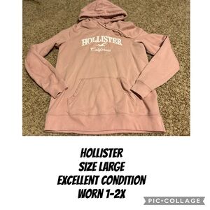 Women’s Hollister Blush Pink Pullover size large